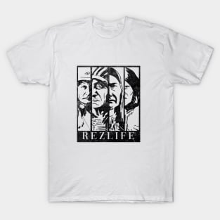 Native American Rezlife Founding Fathers T-Shirt